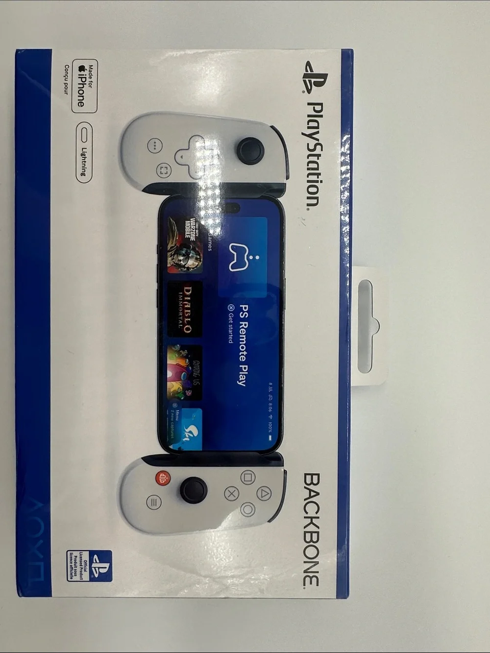 Brand New Sony PlayStation Backbone White Mobile Controller - iPhone Lightening